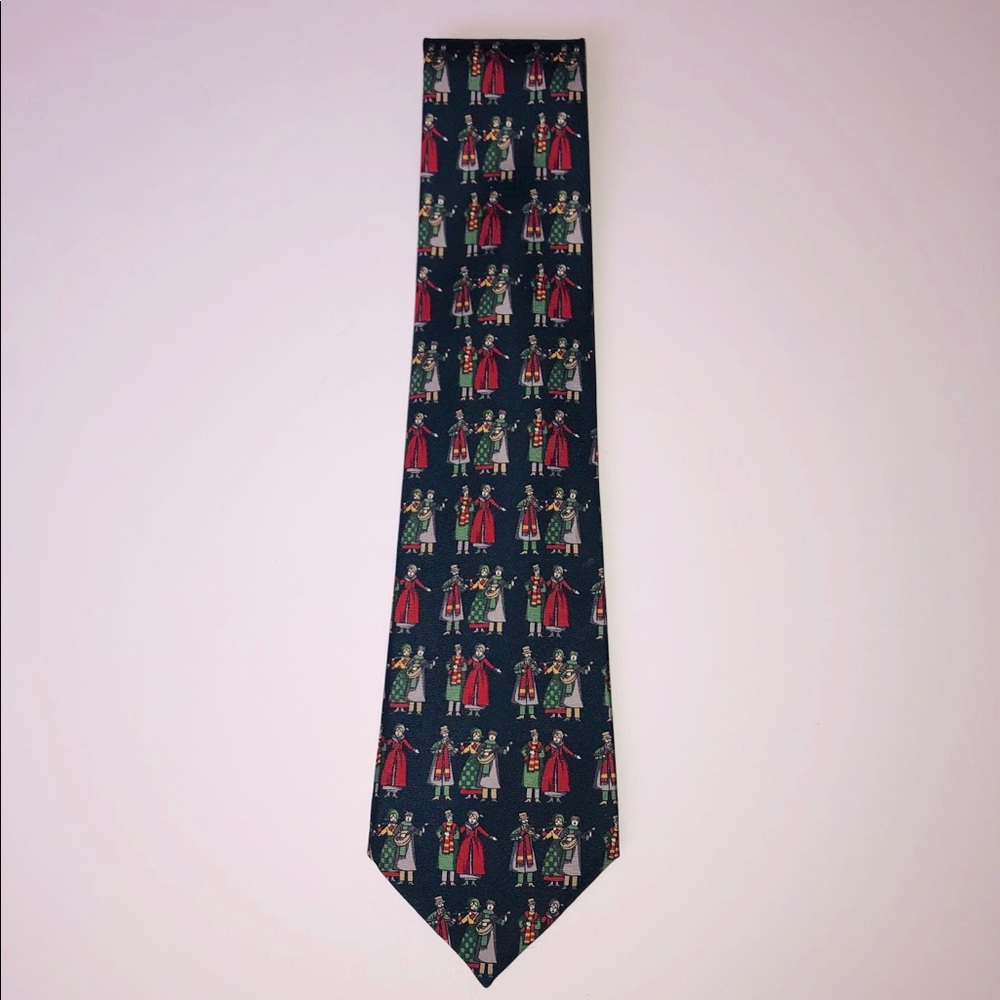 Burberry Silk Men’s Christmas Carolers Necktie
